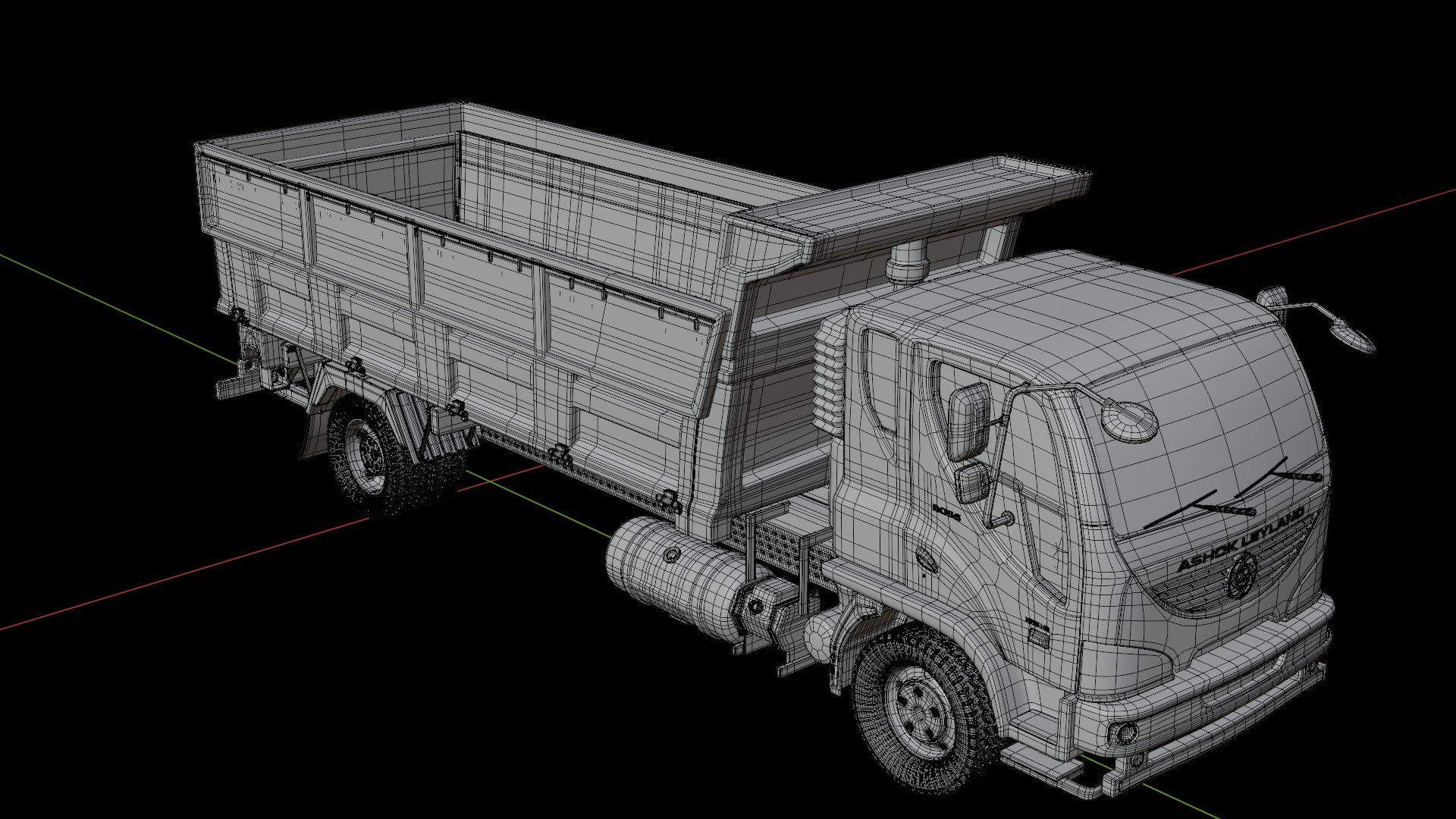 3D Ashok Leyland Boss Dump Truck https://p.turbosquid.com/ts-thumb/ct/kRQrso/N6/ashokleylandbossdumptruckwireframe8/jpg/1788430554/1920x1080/fit_q87/db3e540dcc98a381ce3f44f2de6f5751d944fa7c/ashokleylandbossdumptruckwireframe8.jpg