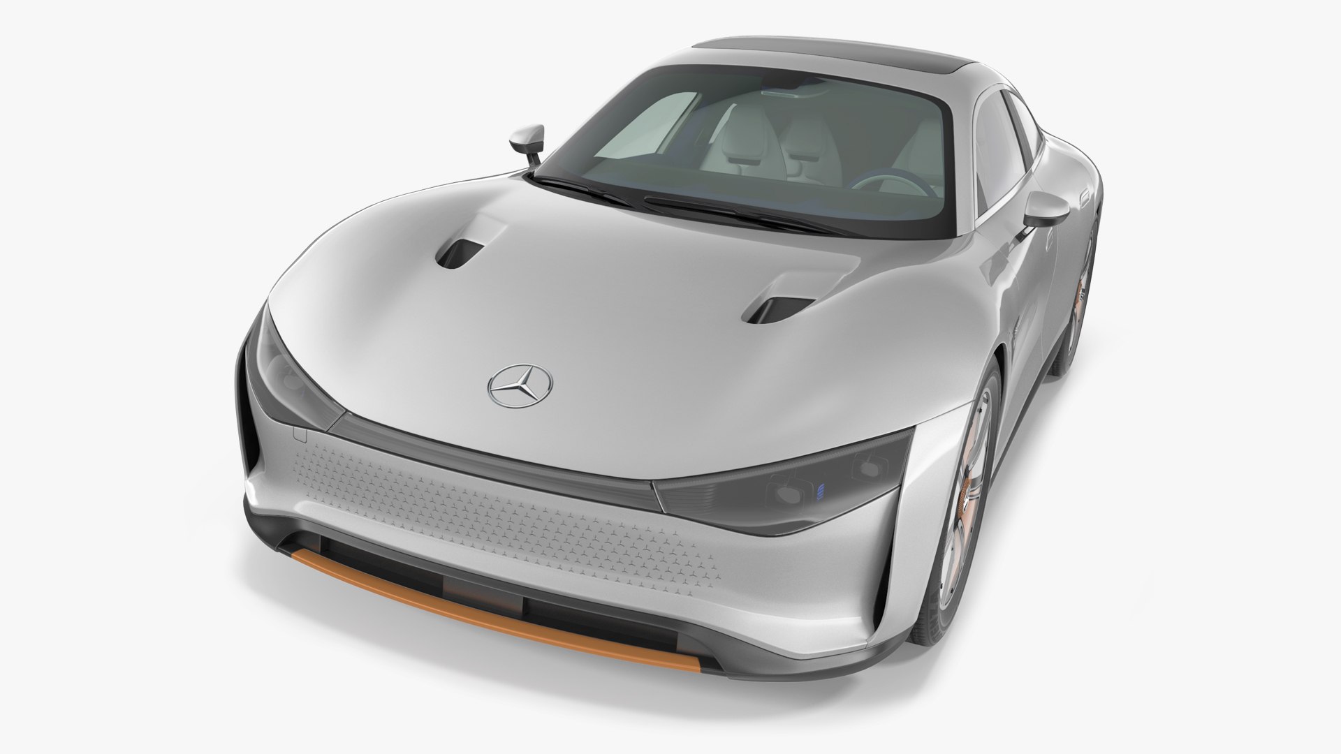 Concept Car Mercedes Benz VISION EQXX Simple Interior 3D model preview