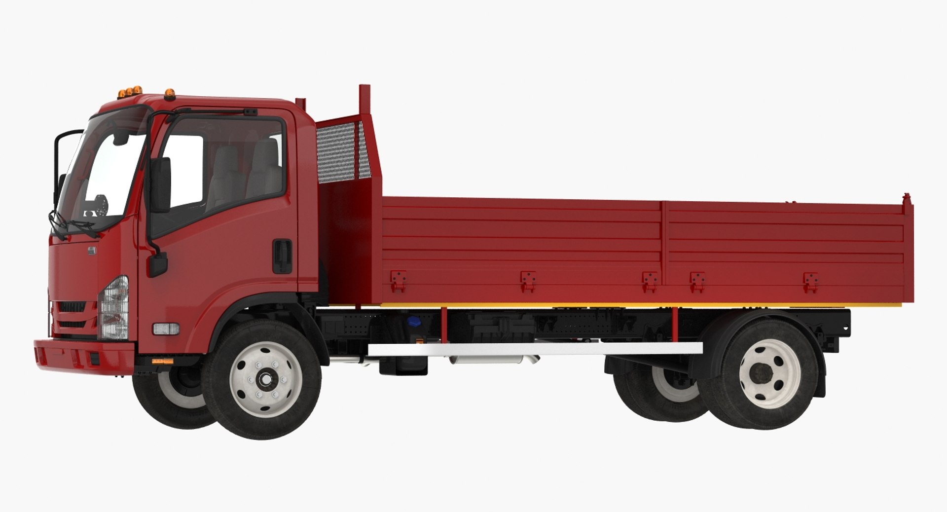 Dropside Truck Generic 3D model preview