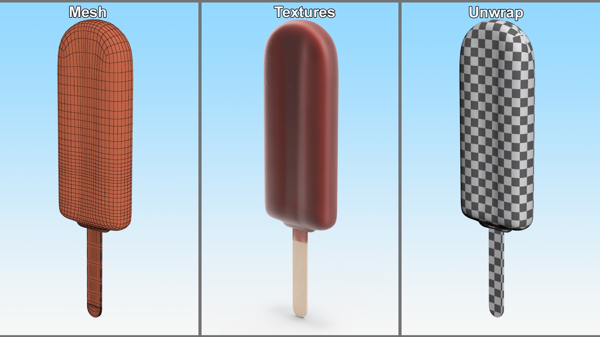 3D Chocolate Covered Ice Cream Bar model https://p.turbosquid.com/ts-thumb/ct/vkN0mB/C9/chocolatecoveredicecreambarmb3dmodel007/jpg/1683553906/1920x1080/fit_q87/0baf143b3ca28f1b73c305ffea42c96ac9d99e0c/chocolatecoveredicecreambarmb3dmodel007.jpg