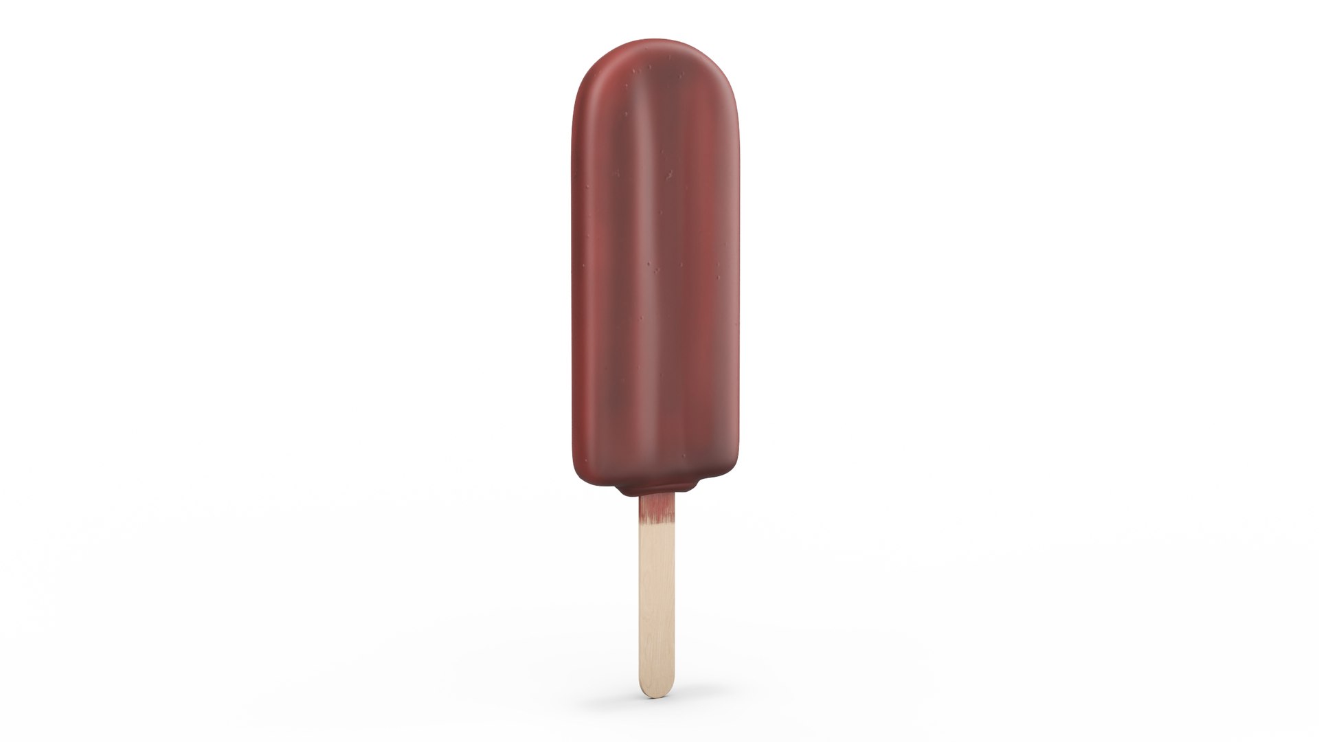 Chocolate Covered Ice Cream Bar 3D model preview