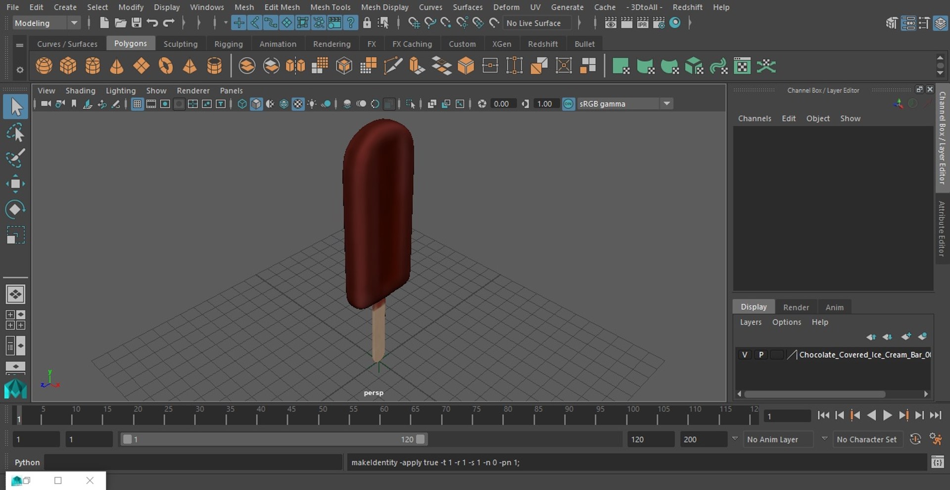 3D Chocolate Covered Ice Cream Bar model https://p.turbosquid.com/ts-thumb/ct/vkN0mB/yg/chocolatecoveredicecreambarmb3dmodel015/jpg/1683553938/1920x1080/fit_q87/1e7f15ca4cb13bb9a69c4944ab14a4b4f23392fb/chocolatecoveredicecreambarmb3dmodel015.jpg