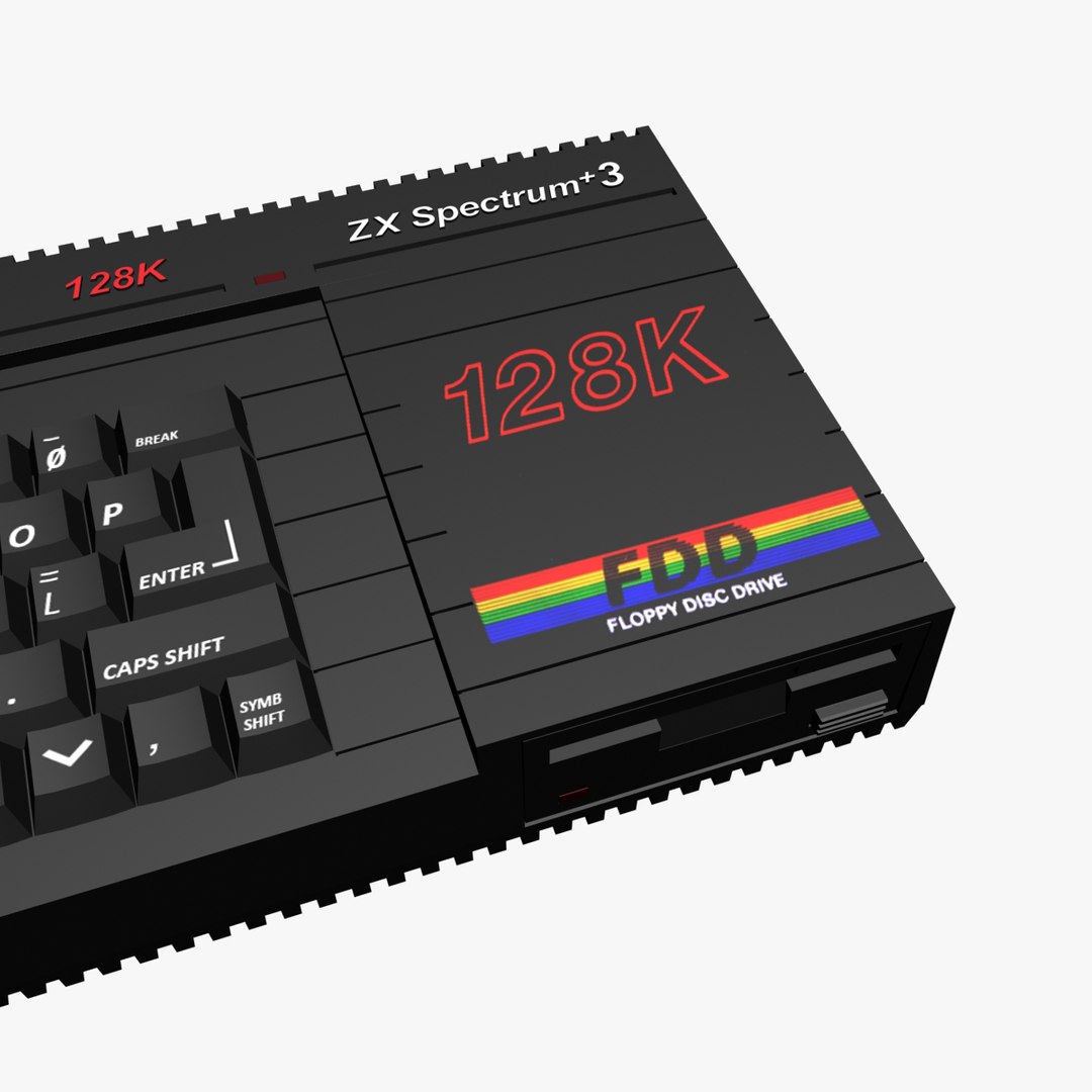 すりーでぃーえす Sinclair Zx Spectrum 3 3d Model