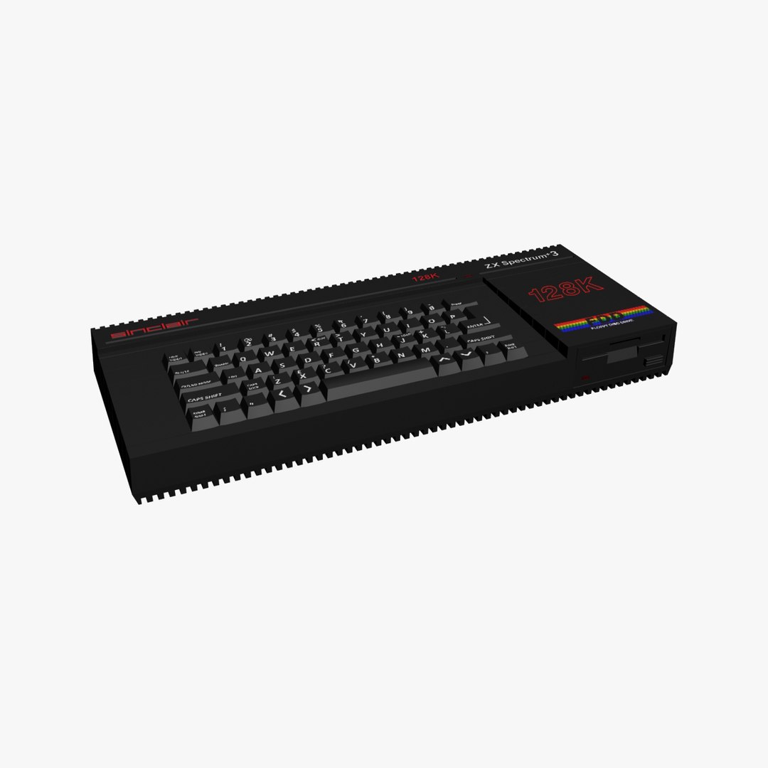 Sinclair Zx Spectrum 3 3d Model