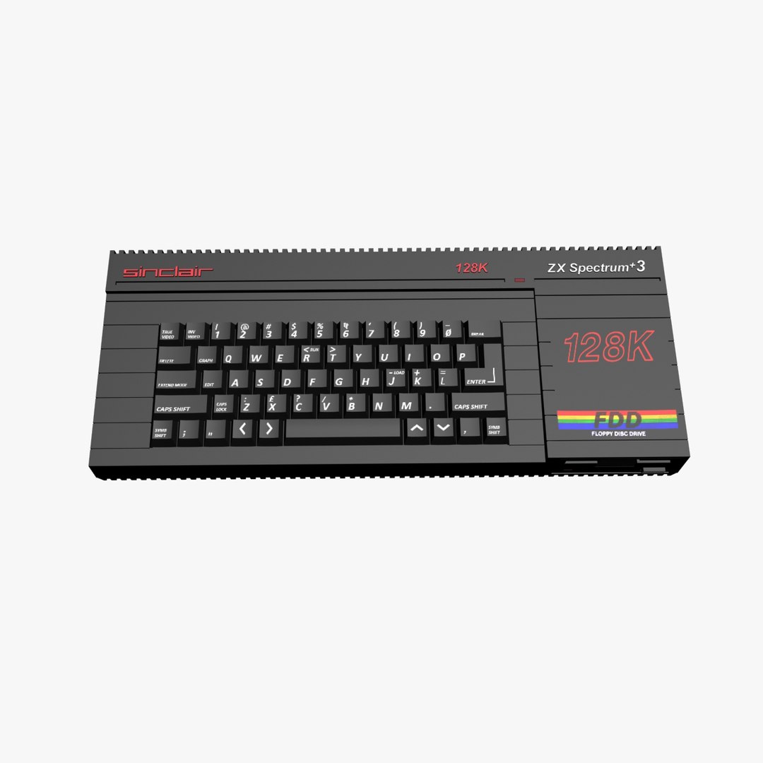 Sinclair Zx Spectrum 3 3d Model