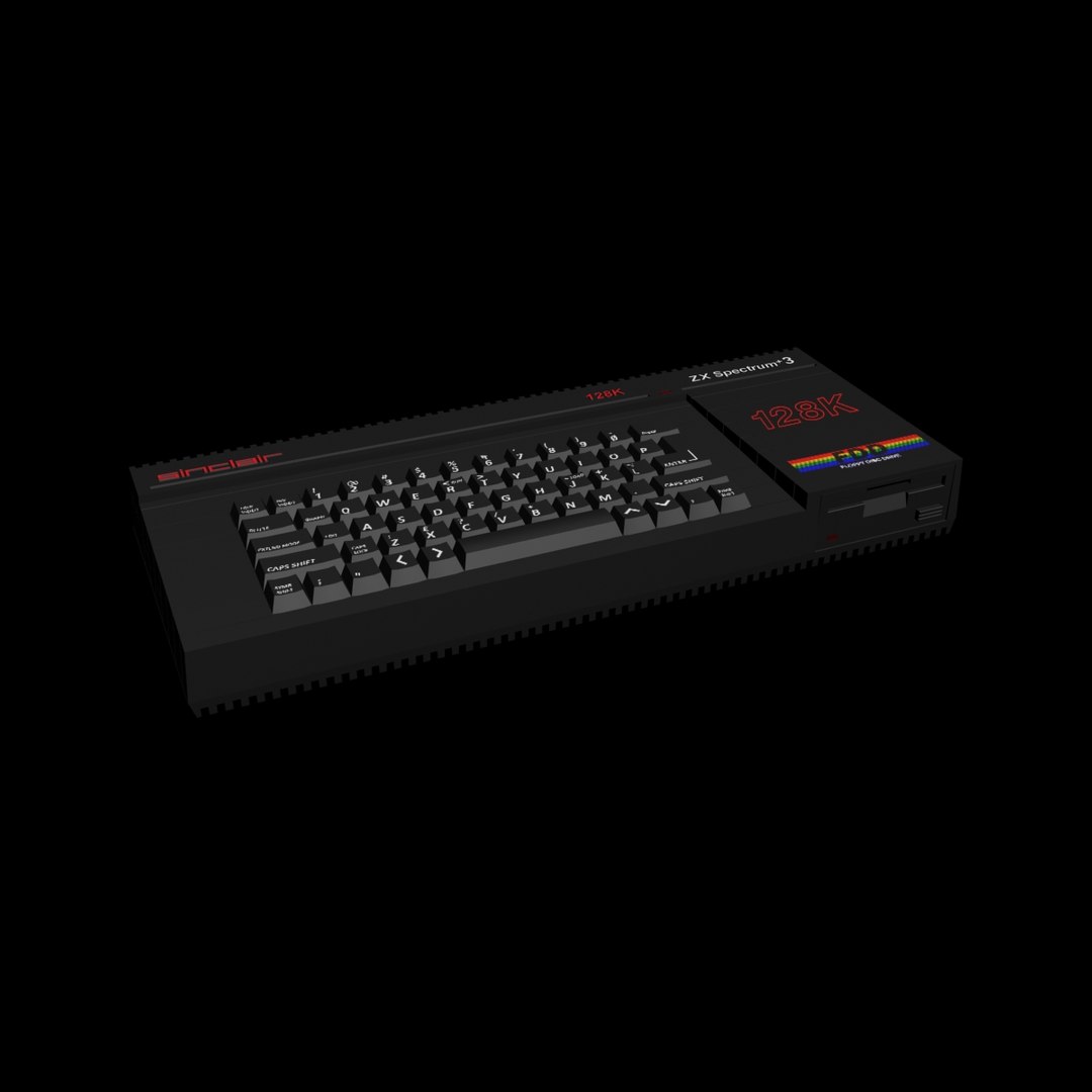 Sinclair Zx Spectrum 3 3d Model