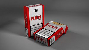 pack containing cigarettes 3d obj