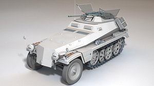 SdKfz 250 9 leichter Schutzenpanzerwagen 2 cm 3D