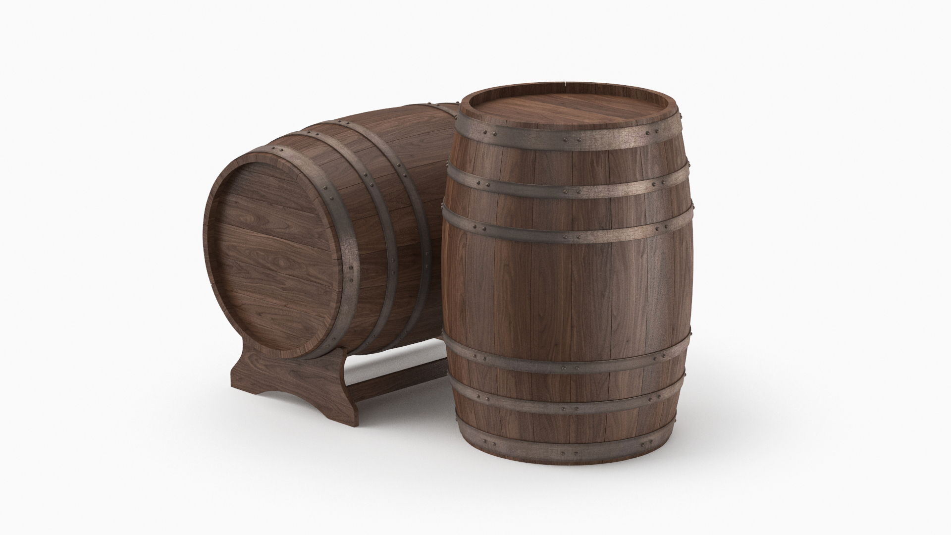 3D Wooden Barrel Set 03 model https://p.turbosquid.com/ts-thumb/cu/AHR8Pe/0h/woodenbarrel03/jpg/1699986926/1920x1080/turn_fit_q99/88b6785e90bffd3b2f9b5139bbb849cb6078299a/woodenbarrel03-1.jpg