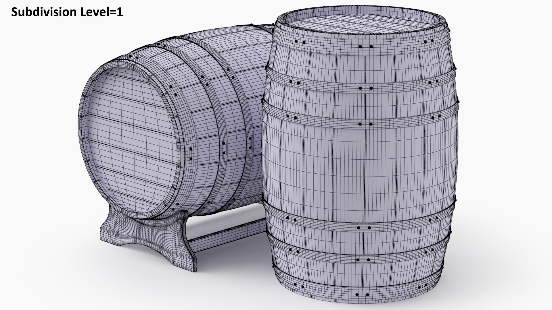 3D Wooden Barrel Set 03 model https://p.turbosquid.com/ts-thumb/cu/AHR8Pe/p2/woodenbarrel019/jpg/1699985984/1920x1080/fit_q87/b8eb0124f635185f15f384b5a14f01d79f7f5f9d/woodenbarrel019.jpg