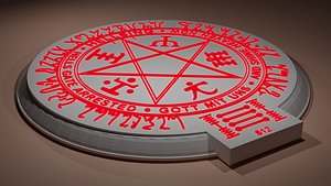 Figurine Base with Hellsing symbol