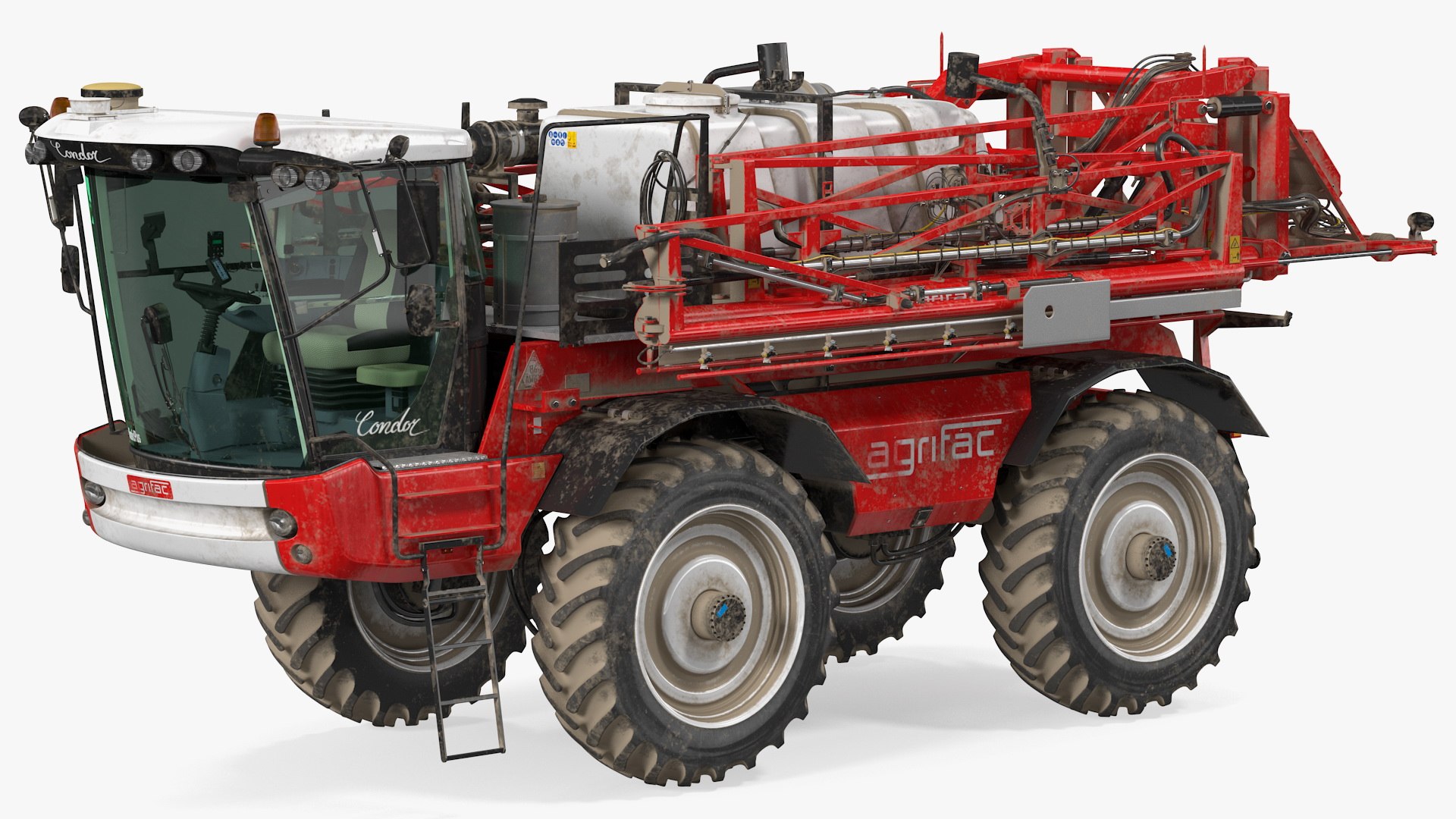 Agrifac Condor 5 Self Propelled Crop Sprayer Dirty 3D model preview