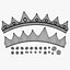 3D Gold crown 14