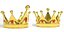 3D Gold crown 14