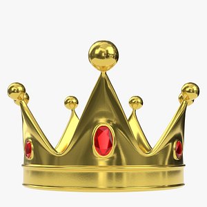 3D Gold crown 14