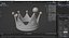 3D Gold crown 14