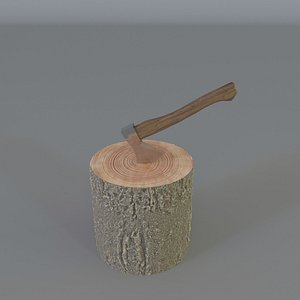 Decorative Ax Log model