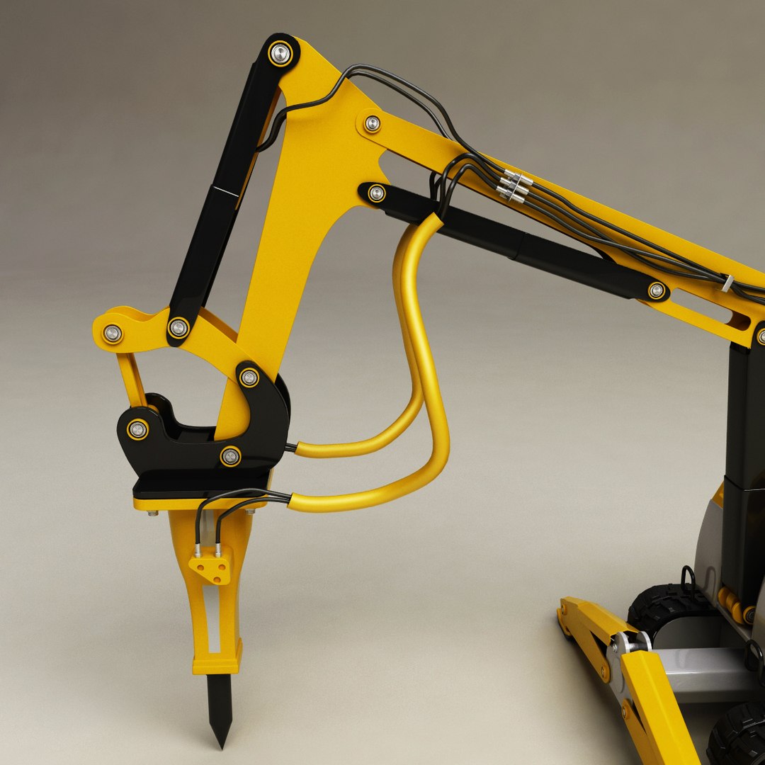 3ds Max Brokk Remote Controlled Demolition