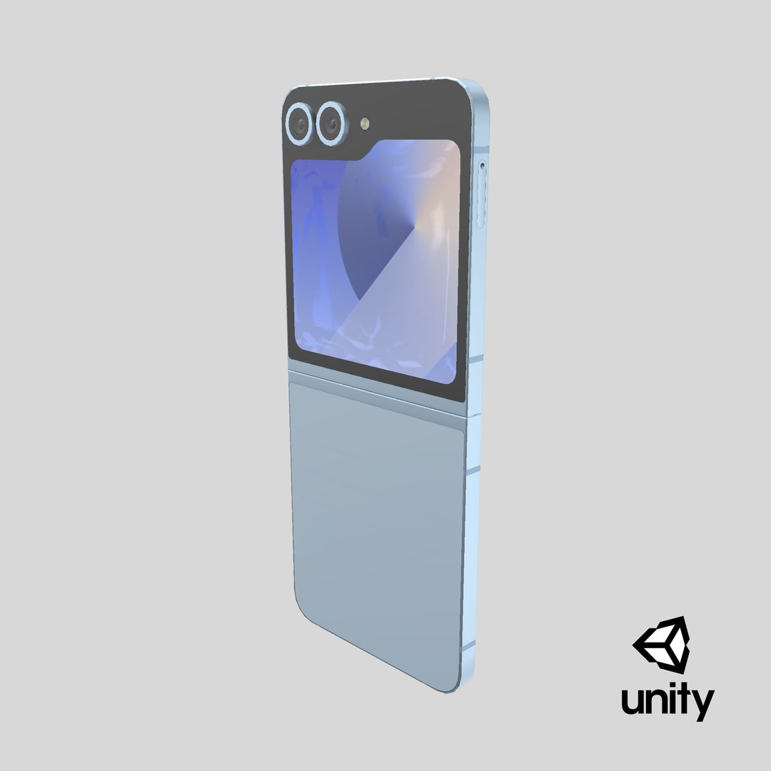 Samsung Galaxy Z Flip 6 Blue 3D model https://p.turbosquid.com/ts-thumb/cu/VGnlLN/Te/stemcell_unity_render/png/1736951855/1920x1080/fit_q87/f2511d22c821586df3849e1dd27ffd599fc7ef68/stemcell_unity_render.jpg