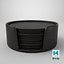 Leather Coasters Set