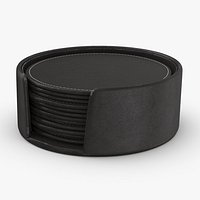 Leather Coasters Set