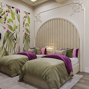 Kids Room Classical Design 3D model