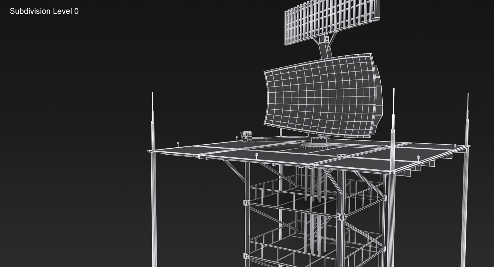 Airfield Radar Model - TurboSquid 1173137