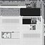 Disassembled Notebook Hardware Layout Gray 3D model