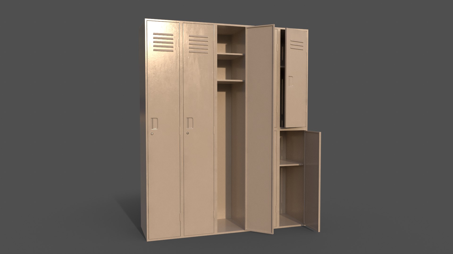 PBR School Gym Locker 07 - Multi color Pack 3D model https://p.turbosquid.com/ts-thumb/cu/fxTWOi/1h/3.30/png/1630992073/1920x1080/fit_q87/f41394c5ee5cbdb3b0173bdbb3b6c0acc21988f3/3.30.jpg