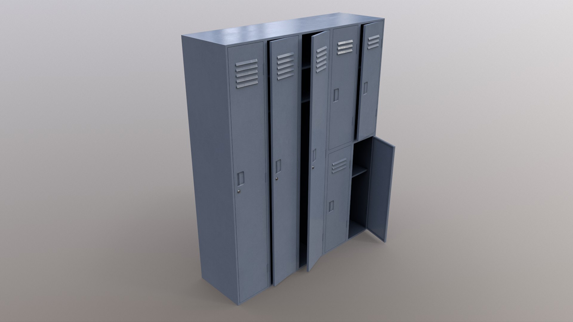 PBR School Gym Locker 07 - Multi color Pack 3D model https://p.turbosquid.com/ts-thumb/cu/fxTWOi/XA/4.16/png/1630992090/1920x1080/fit_q87/644e4753dab88ca9afebf2ab165c6a8215d79ebe/4.16.jpg