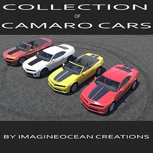 camaro v8 5th 3d obj