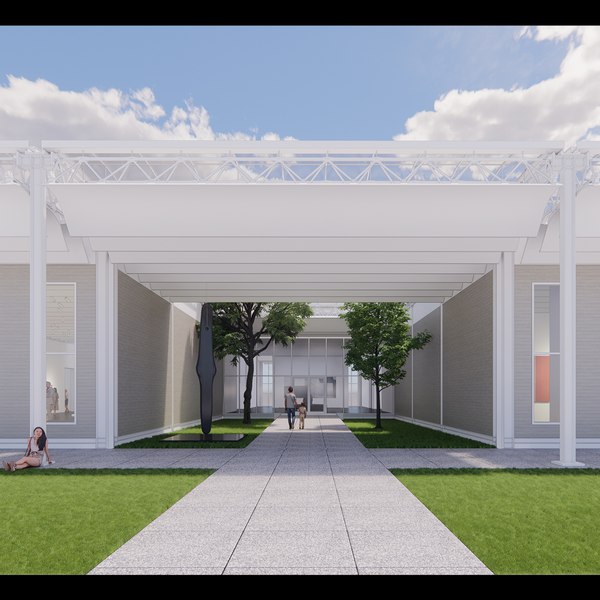 Menil Collection complete 3D model