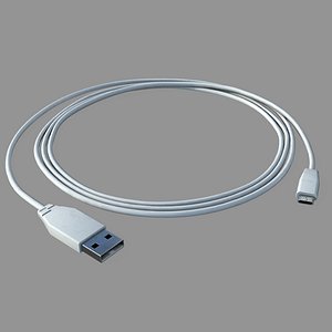 USB CABLE 3D model