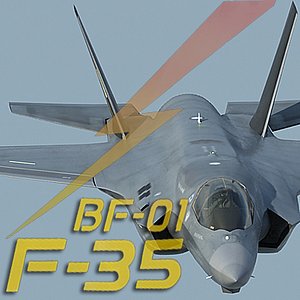 US  Air Force F-35 BF-1 Lightning II STOVL with USAF pilot