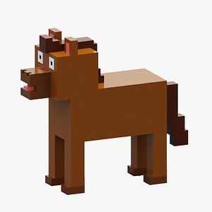 Voxel Horse model