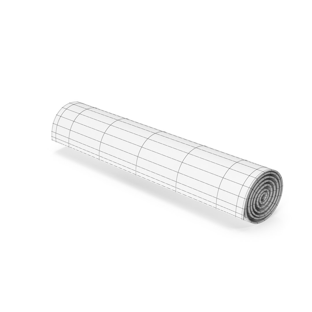 3D Carpet Roll Model - TurboSquid 2134460