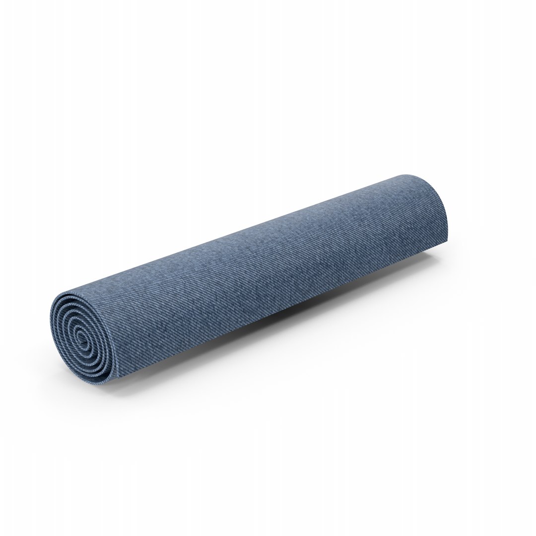 3D Carpet Roll Model - TurboSquid 2134460
