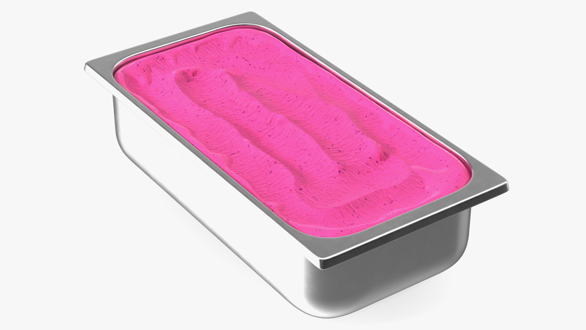 Blueberry Ice Cream Tray 3D - TurboSquid 1818237