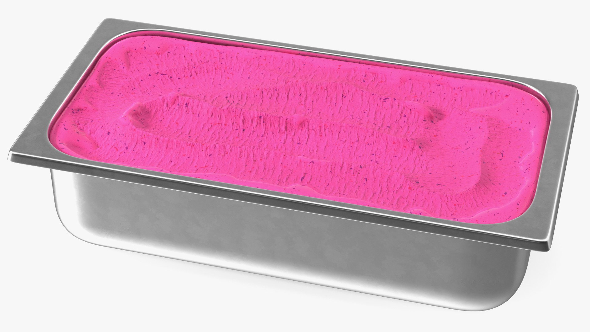 Blueberry Ice Cream Tray 3D model preview