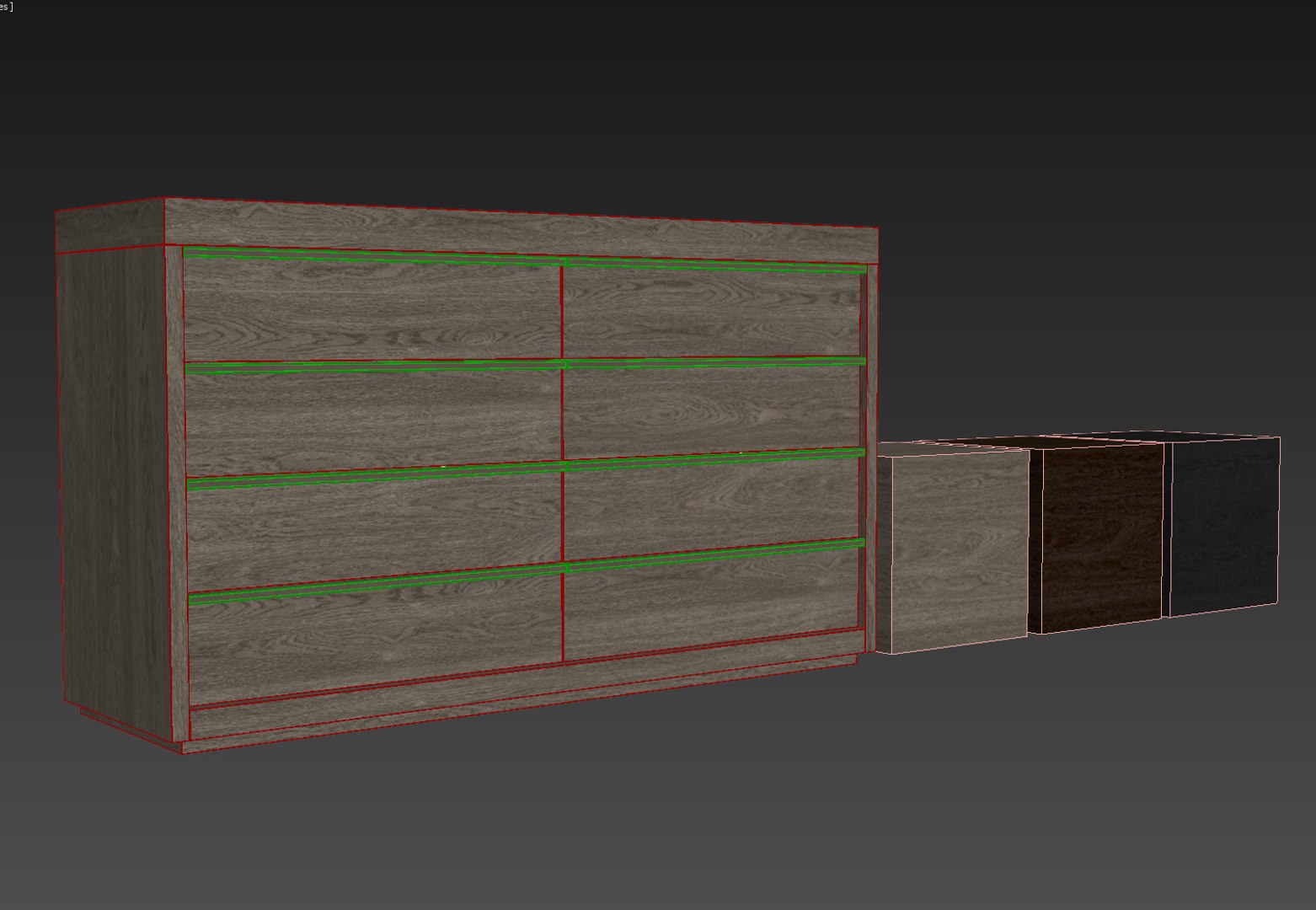 3D restoration bezier 8drawer dresser TurboSquid 1557524