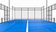 3D Padel Tennis Court 01