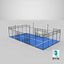 3D Padel Tennis Court 01