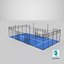 3D Padel Tennis Court 01