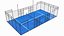 3D Padel Tennis Court 01
