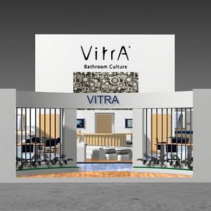 3d model fair stand exhibition