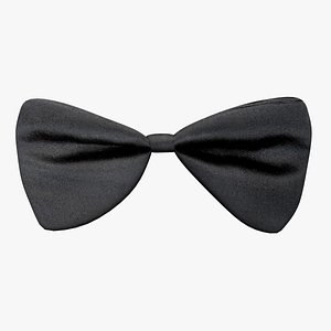 3D Black Bowtie