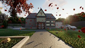 villa garden model
