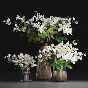 Gardenia-Cape Jasmine  Flower Bouquet Vase