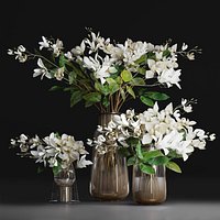 Gardenia-Cape Jasmine  Flower Bouquet Vase