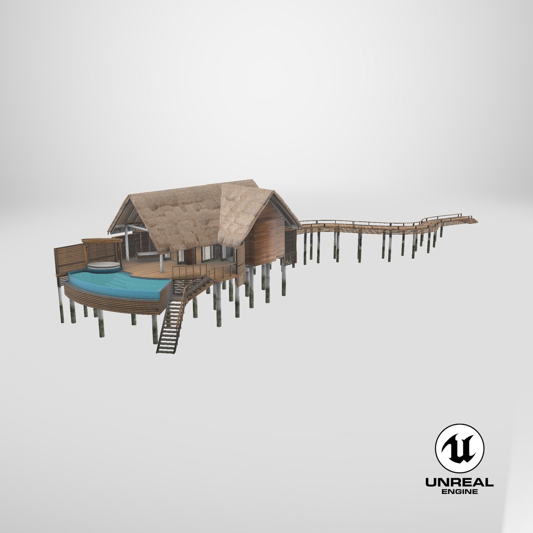 3D Maldives Overwater Bungalow model https://p.turbosquid.com/ts-thumb/cv/6FfVsL/f9/stemcell_unreal_render/png/1710494020/1920x1080/fit_q87/249521a94a704c7f9096c6cd2b91e3d83dec82ad/stemcell_unreal_render.jpg